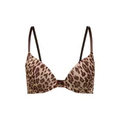 Hunkemöller Nedrček rjava/svetlo rjava/pegasto črna
