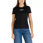 Tommy Jeans Majica ESSENTIAL črna/bela