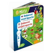 Kuku interaktivna knjiga - Zabavni svet športa (brez pisala)