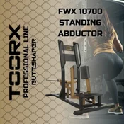 Toorx FWX 10700 Standing Abductor | Profesionalna naprava za ciljno aktivacijo gluteusov v stoječem položaju