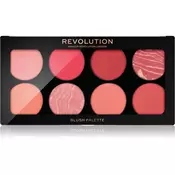 Makeup Revolution Ultra Blush paleta rdečil odtenek Sunset Burst 8x1.6 g