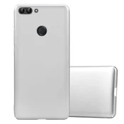 Cadorabo Cadorabo Case, združljiv s Huawei v kovinskem srebru - trdi zaščitni pokrov v kovinskem videzu pred praskami in udarci, (20564335)