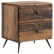 vidaXL vidaXL Nočna omarica Star les 43 x 34,5 x 47,5 cm Inženirski les, (5000209797)