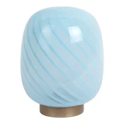 Svetlo modra namizna svetilka s steklenim senčilom (višina 20 cm) Summer Globe – Leitmotiv