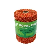 shumee Pletena vrvica za energizer 2mm, 3x0,16mm SS rumeno-oranžna 400m, Royal Farm