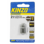 Kinzo Komplet bitov 6 mm - 2 kosa, 25 mm - magnet