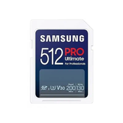 Samsung Memorijska kartica  PRO Ultimate SDXC, 512GB, MB-SY512SB, WW 4K 200MBs, 130MBs