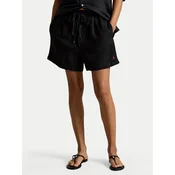 Polo Ralph Lauren Kratke hlače iz tkanine 211A12950001 Črna Relaxed Fit