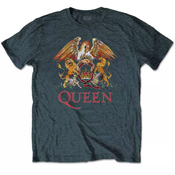 Queen Majica Classic Crest Unisex Heather Blue XL