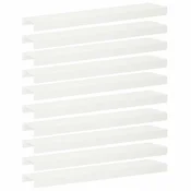 vidaXL Pokrivni profil za vrtno obrobo 10 kos 100 x 20 x 5 cm Jeklo