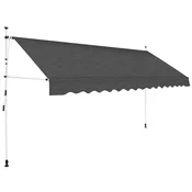 Tenda na rucno uvlacenje 400 cm antracit