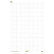 Blok za flipchart, recikliran, kvadratni, 20 listov, 5 kosov