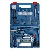 Bosch Vibraciona bušilica GSB 600 sa setom pribora i rucnim alatom u koferu
