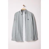 Trendyol Khaki Regular Fit Embroidery Detail Smart Shirt