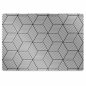 Decormat Podloga za zaščito tal Geometric cubes 140x100 cm 2 cm