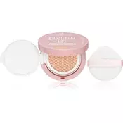 essence BRIGHTEN UP! Cushion Foundation tekoči puder v gobici odtenek 12 Creme 12 g