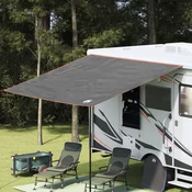 vidaXL Vodoodporna tarp Siva in oranžna 300 x 240 cm