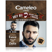 Delia Cosmetics Cameleo Men odtenek 1.0 Black 2x15 ml