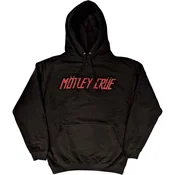 Mötley Crüe Distressed Logo Black L Kapuco