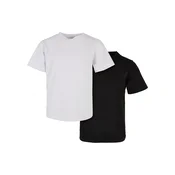 Boys Organic Basic T-Shirt 2-Pack White/Black