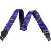 Jackson 299-3258-004 Double V Black/Purple Tekstilni remen za gitaru (Kao novo)