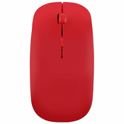 Northix 2,4 GHz brezžična miška - super tanek dizajn - rdeča
