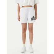 PINKO Športne kratke hlače Max Shorts Interlock Tecni 105271 A2MD Bela Regular Fit