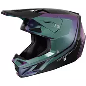 Motokros kaciga Shot Speed Fury sjajni cameleon