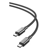 XO Kabl NB-Q250B Type-C na Type-C 60W pleteni 1m