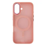 HURTEL Ovitek Magnetic Collection MagSafe za iPhone 16 Plus - roza