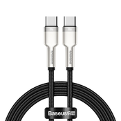 Baseus CATJK-C01, Crno, USB C, USB C, 1 m, Muški, Muški