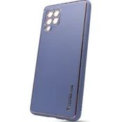Usnjen TPU Ovitek Samsung Galaxy A42 A426 - Modra