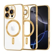 Ovitek Techsuit Luxury Crystal MagSafe za iPhone 16 Pro Max - zlat