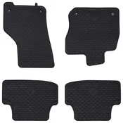 vidaXL Avto preproga 4 pcs Črna VW GOLF VIII MHEV Guma