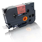 Kompatibilen trak za Brother TZe-441/TZ-441/PT/P-Touch 18mm - črn izpis/rdeč trak