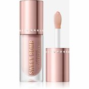 Makeup Revolution Y2k Sweet Bomb bleščeči sijaj za ustnice odtenek Candyfloss Pink Glitter 4.5 ml