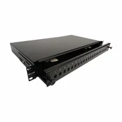 KELine optični panel rack 24x ST prazen RAB-FO-X15-SL
