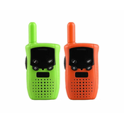 maXlife MXWT-100 walkie talkie komplet, oranžen/zelen