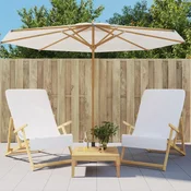 Rucnici za plažu 2 kom bijeli 60 x 135 cm od tkanine 400 GSM