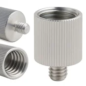 shumee Adapter za stativ, redukcijski tulec, 1/4 moški na 5/8 ženski, aluminijast, 26 mm