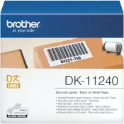 Brother Brother Trak za nalepke DK-11240, DK11240, 600 Dostavnih Nalepk (102 x 51 mm), bele barve,