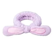 Kosmetični trak Fluffy Hair Band - Vijolična