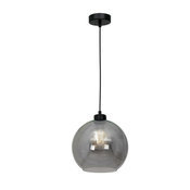Luster na sajli SOFIA 1xE27/60W/230V crne boje