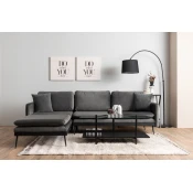 Atelier del Sofa Ugaona garnitura Reya Antracit
