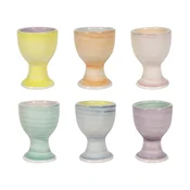 Gastro podstavek za jajce, porcelanast, pastelne barve, 70 mm, premer: 50 mm