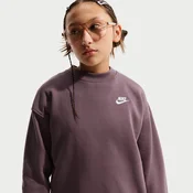 Nike G NSW CLUB FLC OVRSZD CREW LBR, djeci pulover, ljubicasta FD2923