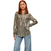 Guess NEW LS CLOUIS SHIRT W6YH68 W3212 Bež