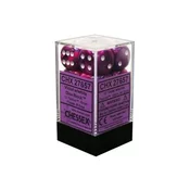 Kockice Chessex - Festive - Violet & White - Dice Block 16mm (12)