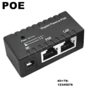 POE-INJ-4811 Gembird 48V/1A 130W, 1000mbps POE injector od 5~48V, konektor 5.5x2.1mm