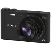 SONY digitalni fotoaparat DSC-WX350 črn